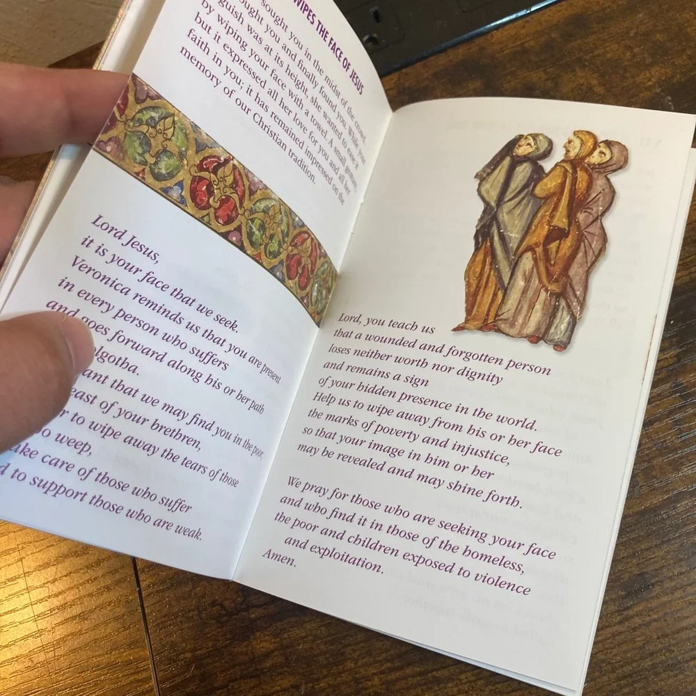 Way of the Cross CNEWA Lenten Devotional Pope Francis Meditations Booklet Art